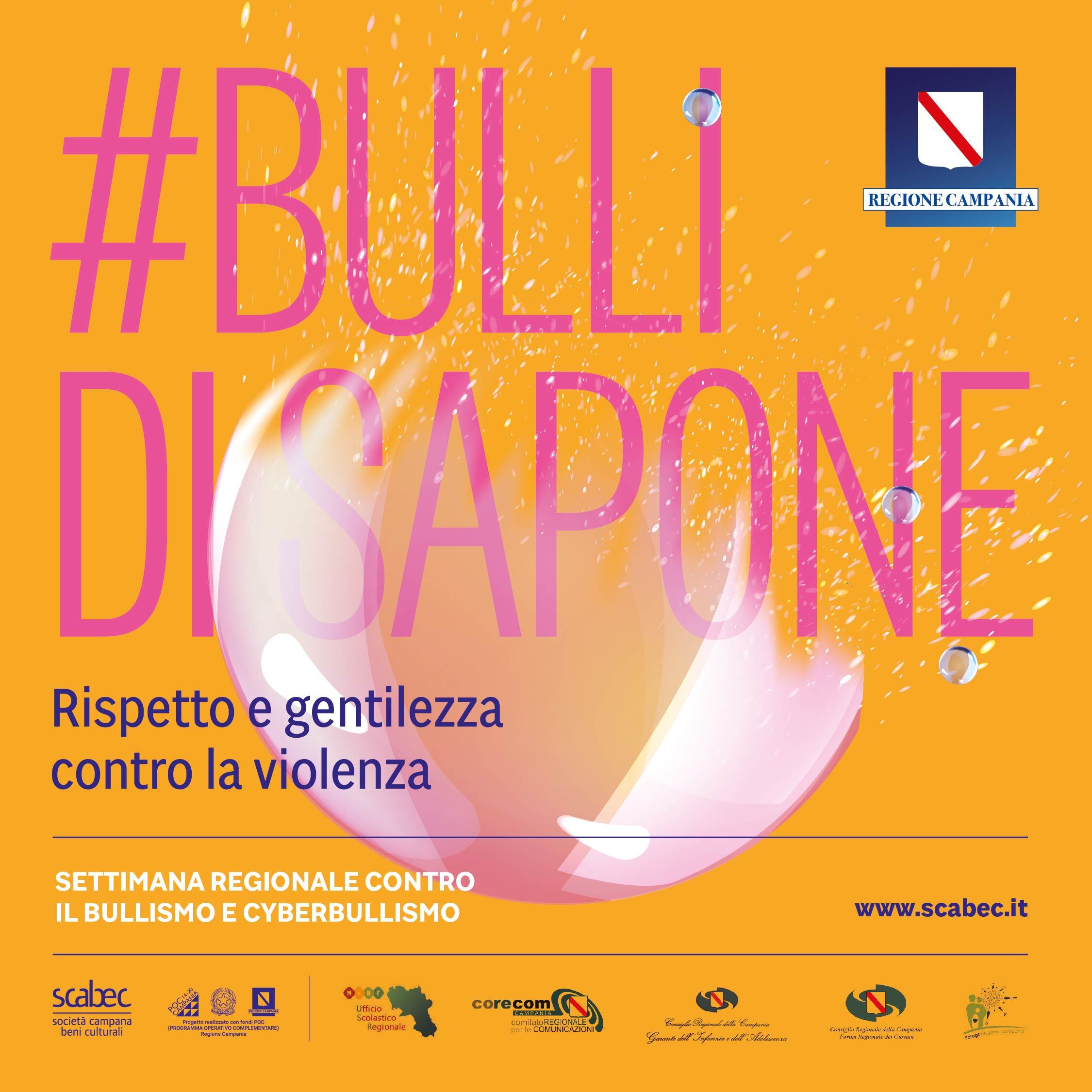“BULLI DI SAPONE”, DAL 1° MARZO AL VIA LA CHALLENGE PER LE SCUOLE CONTRO IL BULLISMO

